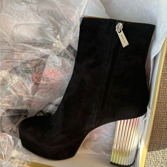 Michael Kors Porter Suede Platform Ankle Boots – 9 Brand New (not outlet) - Picture 11 of 16